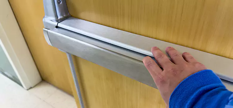 Installing a Push Bar on a Door Anniston